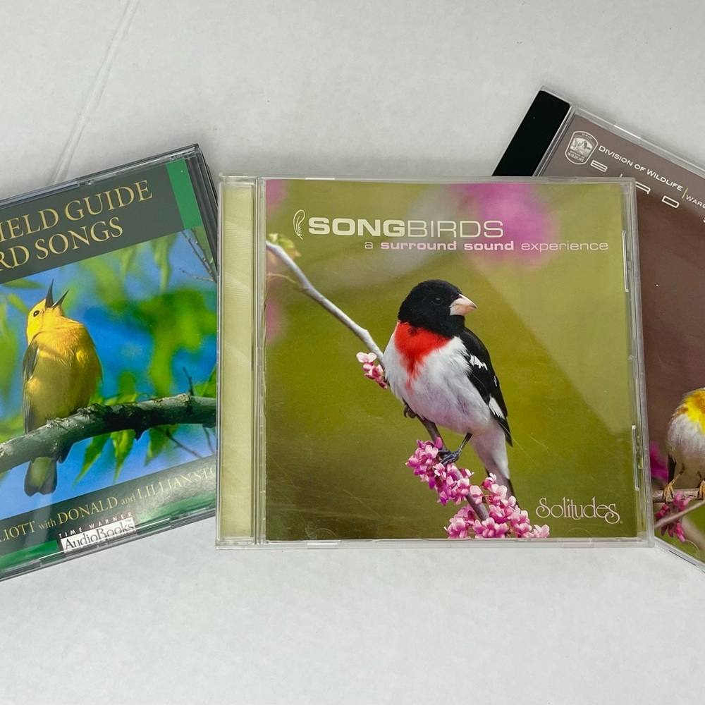3 CDs Song Bird Sound Recordings Warbler Finch Sparrow Thrush